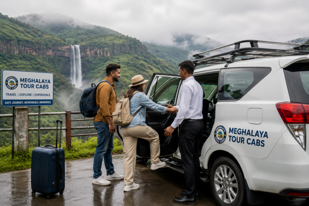 Comfortable tourist cab service in Meghalaya