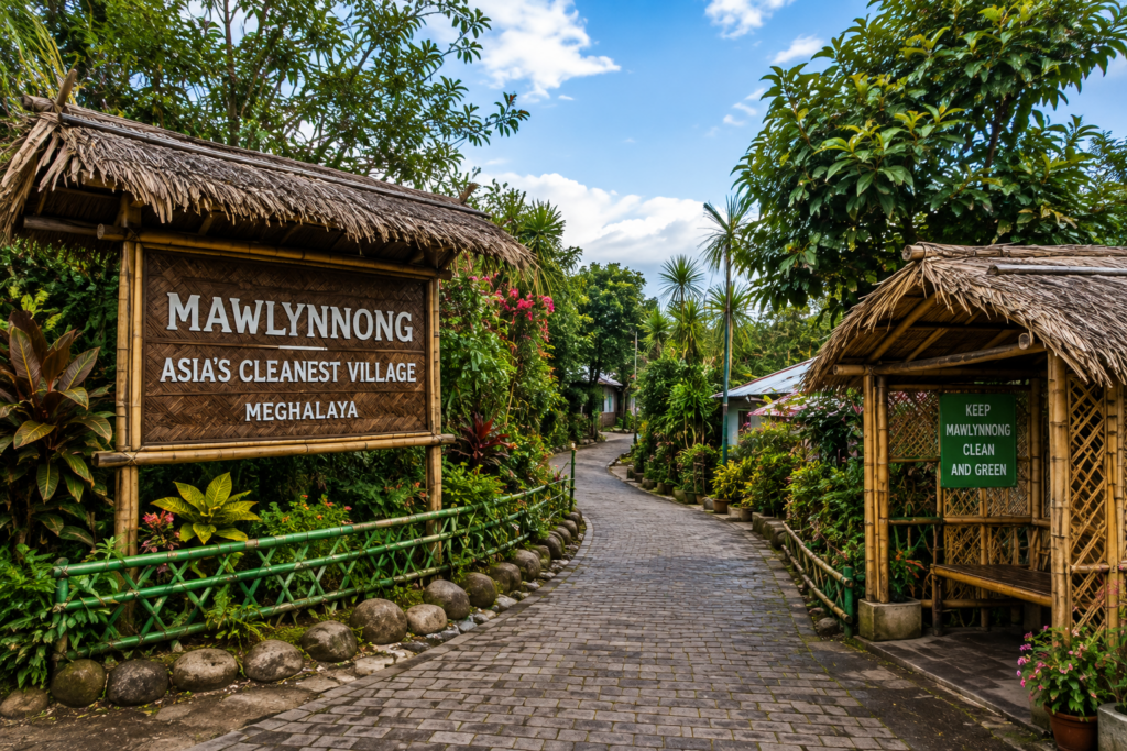 Mawlynnong sightseeing in Meghalaya by cab