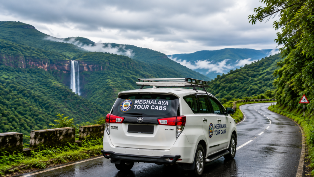 Taxi service in Meghalaya for sightseeing and tours