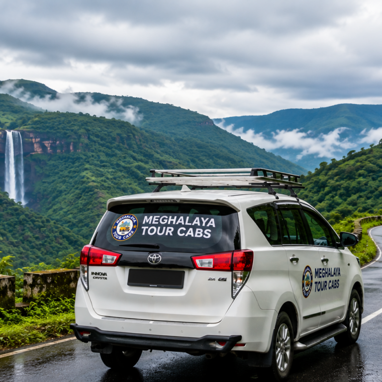 Taxi service in Meghalaya for sightseeing and tours