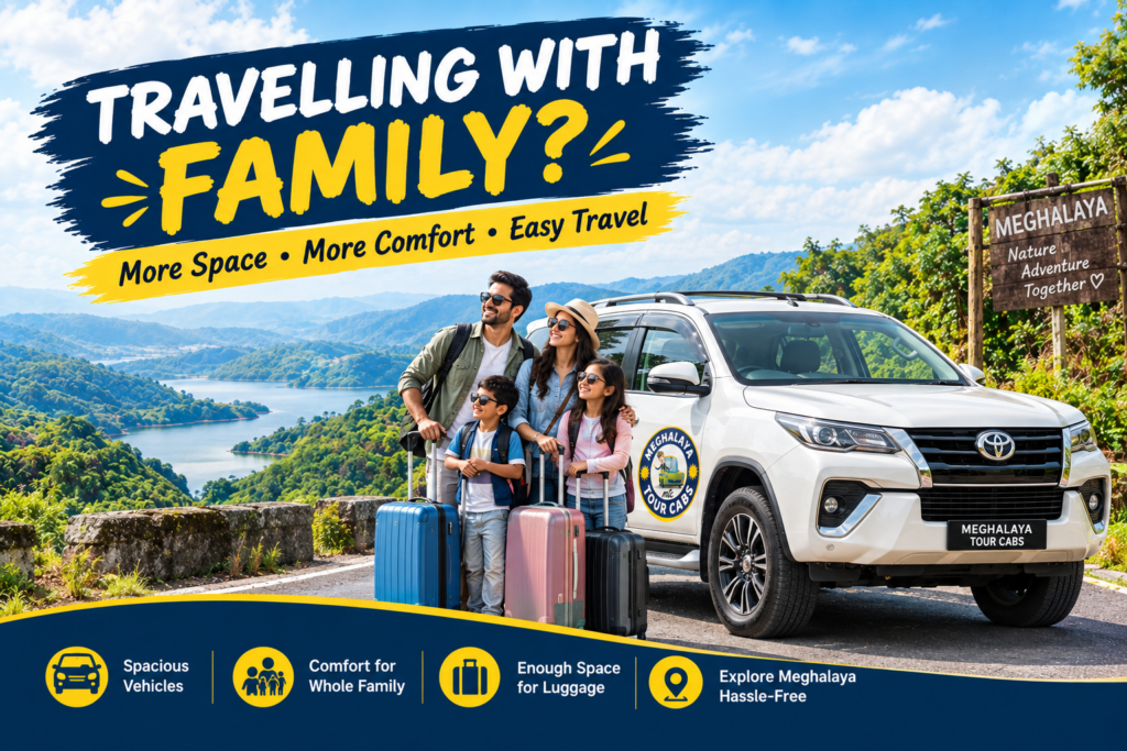 Family car rental in Meghalaya