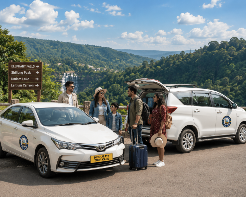 Family and group taxi service in Shillong