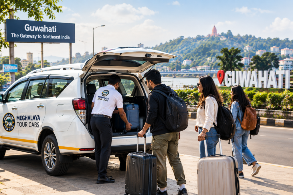 Private cab service in Guwahati for travellers